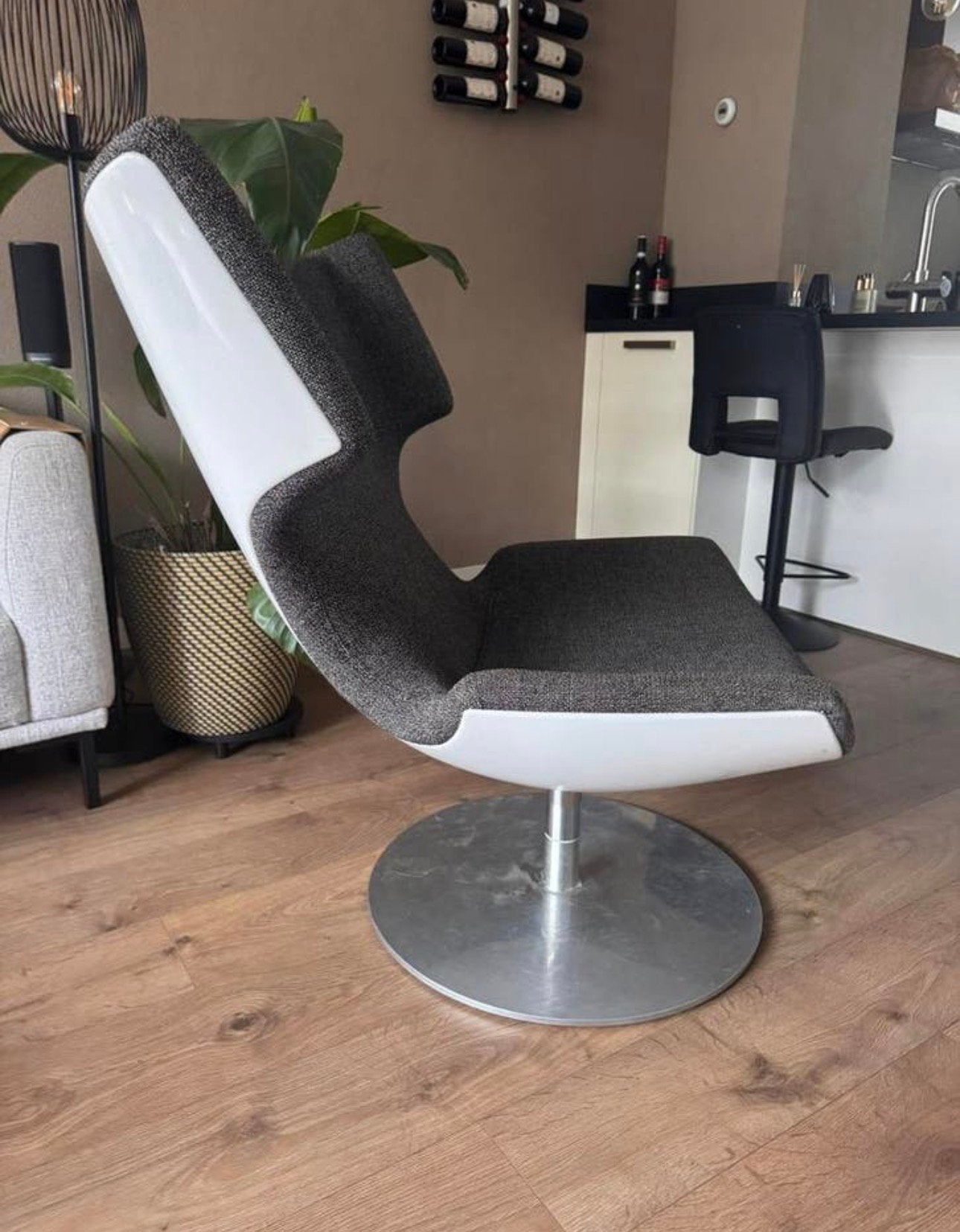 Schitterende Artifort Boson fauteuil - Patrick Norquet, Huis en Inrichting, Fauteuils, Zo goed als nieuw, Kunststof, Metaal, Stof