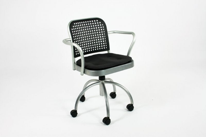 Bureaustoel Silver DePadova - Vico Magistretti Design, Huis en Inrichting, Ophalen, Zo goed als nieuw, Grijs, Bureaustoel
