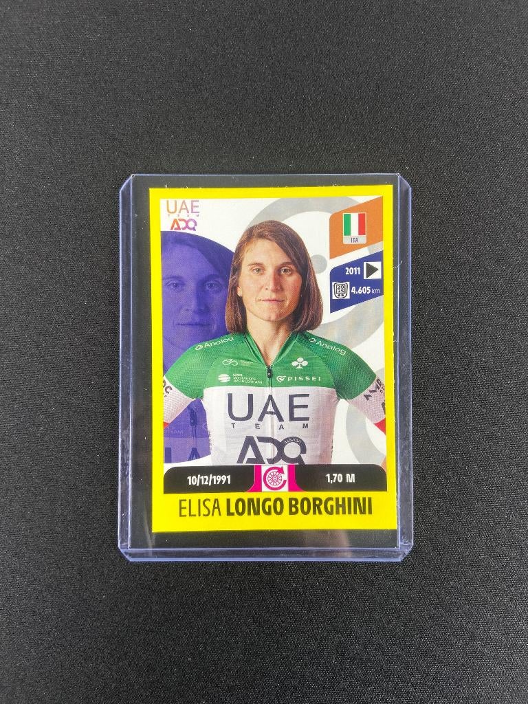 Elisa Longo Borghini Panini Tour de France 2026 Sticker, Verzenden, Zo goed als nieuw, Overige sporten, Poster, Plaatje of Sticker