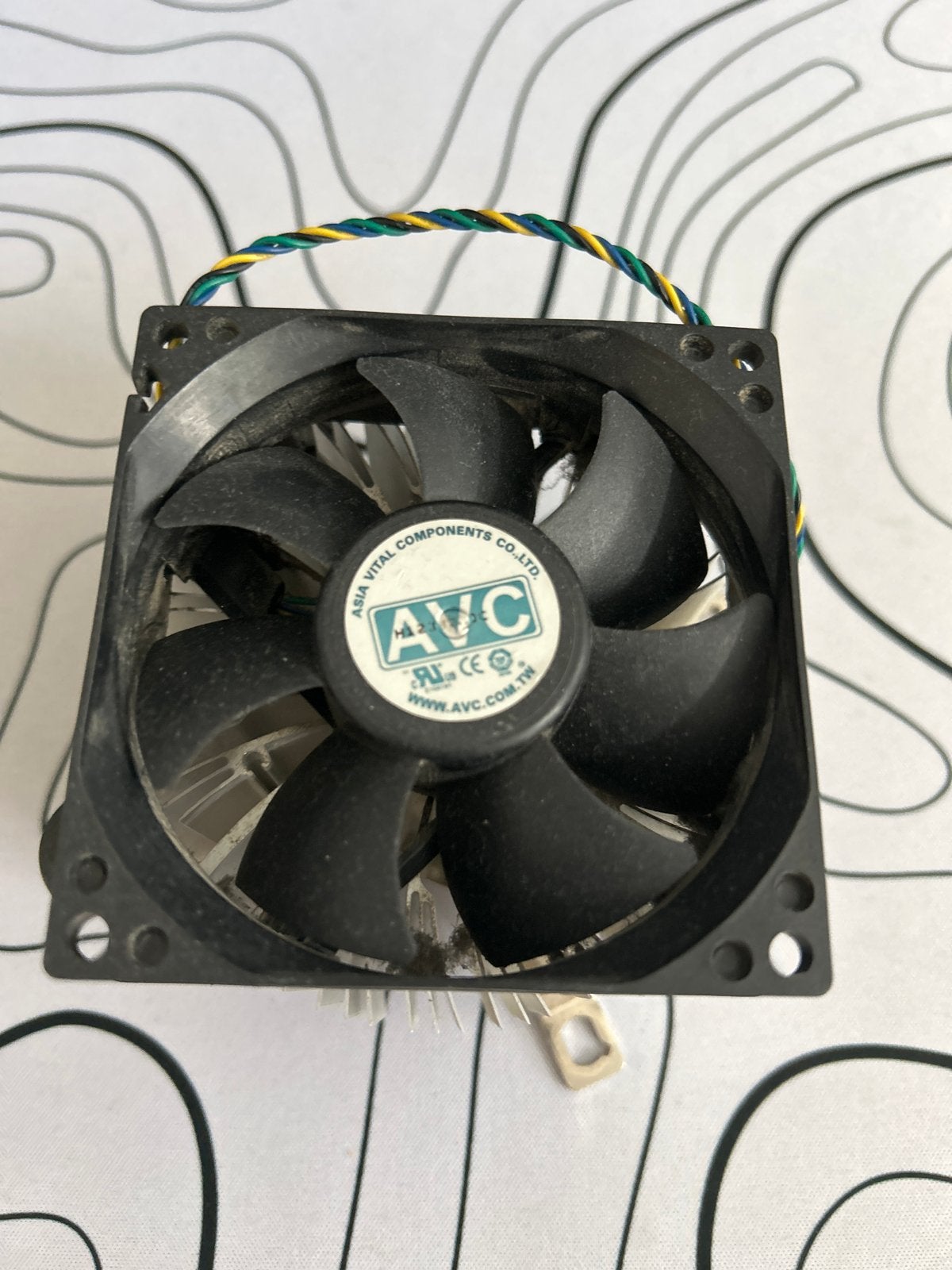 AVC CPU Koeler met Ventilator - Gebruikt, Ophalen of Verzenden, Gebruikt, Luchtkoeling