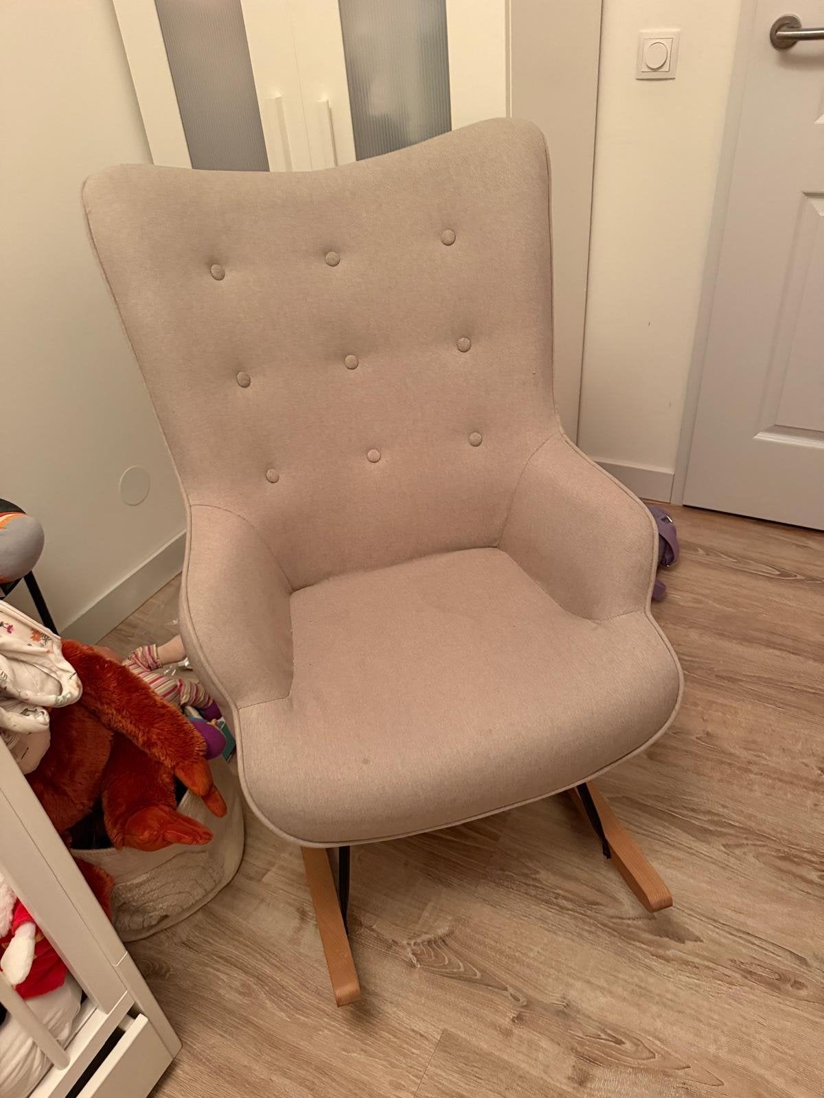 Comfortabele schommelstoel in goede staat, Huis en Inrichting, Stoelen, Ophalen, Overige kleuren, Zo goed als nieuw, Eén