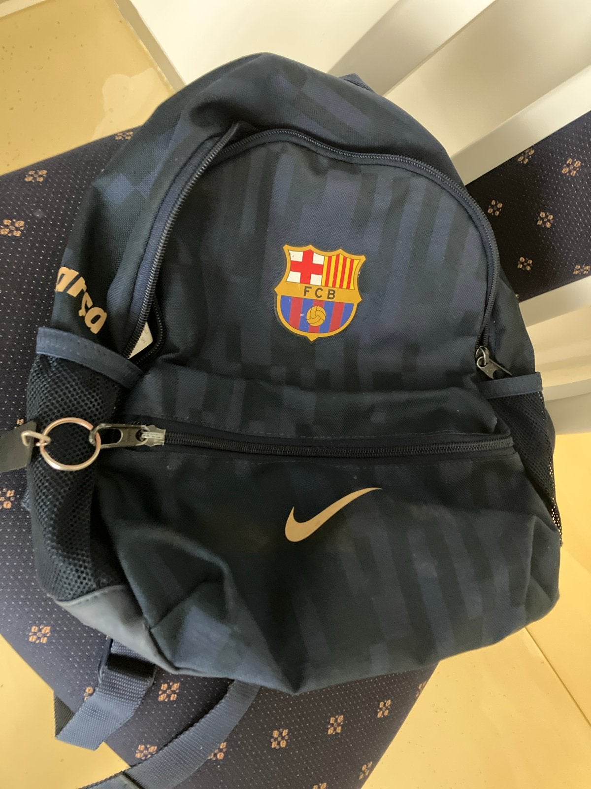 FC Barcelona Nike rugzak - Donkerblauw, Overige merken, Gebruikt, Minder dan 30 cm, Ophalen of Verzenden