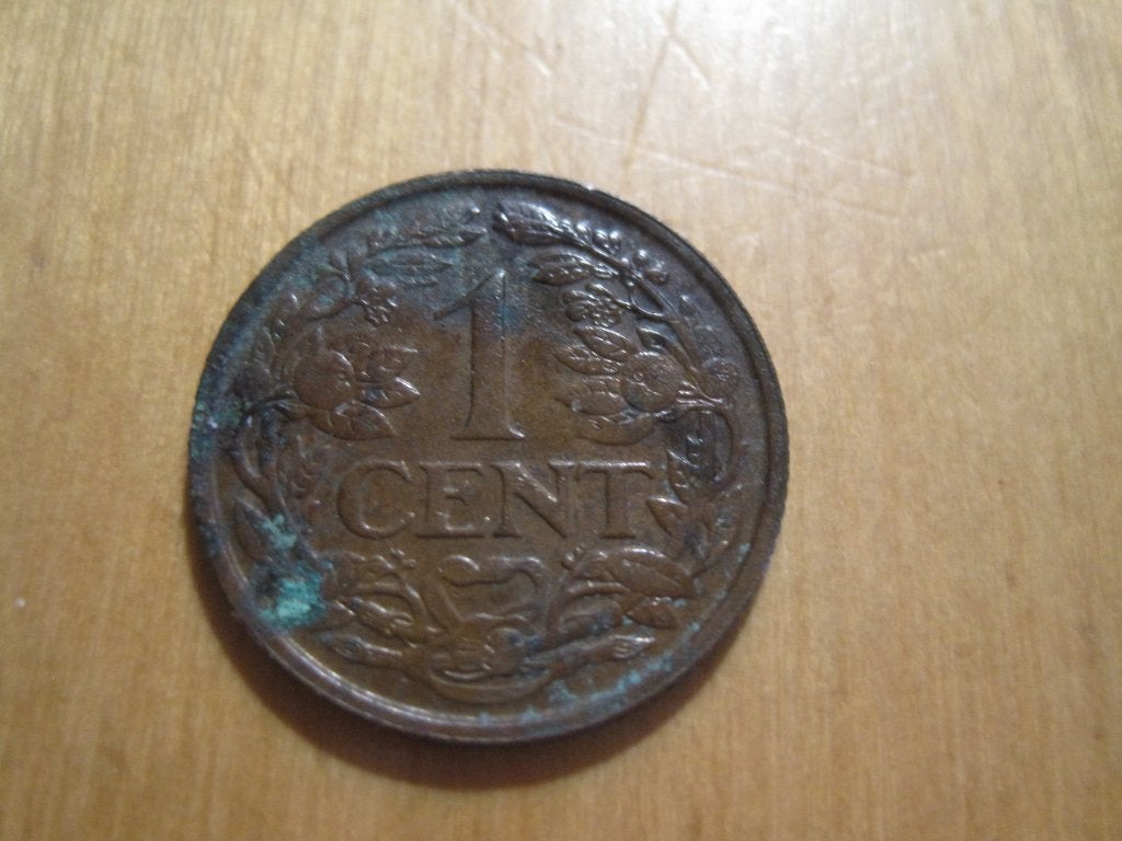 1 cent munten 1937 t/m 1941 Nederland, Verzenden, Koningin Wilhelmina, 1 cent, Setje
