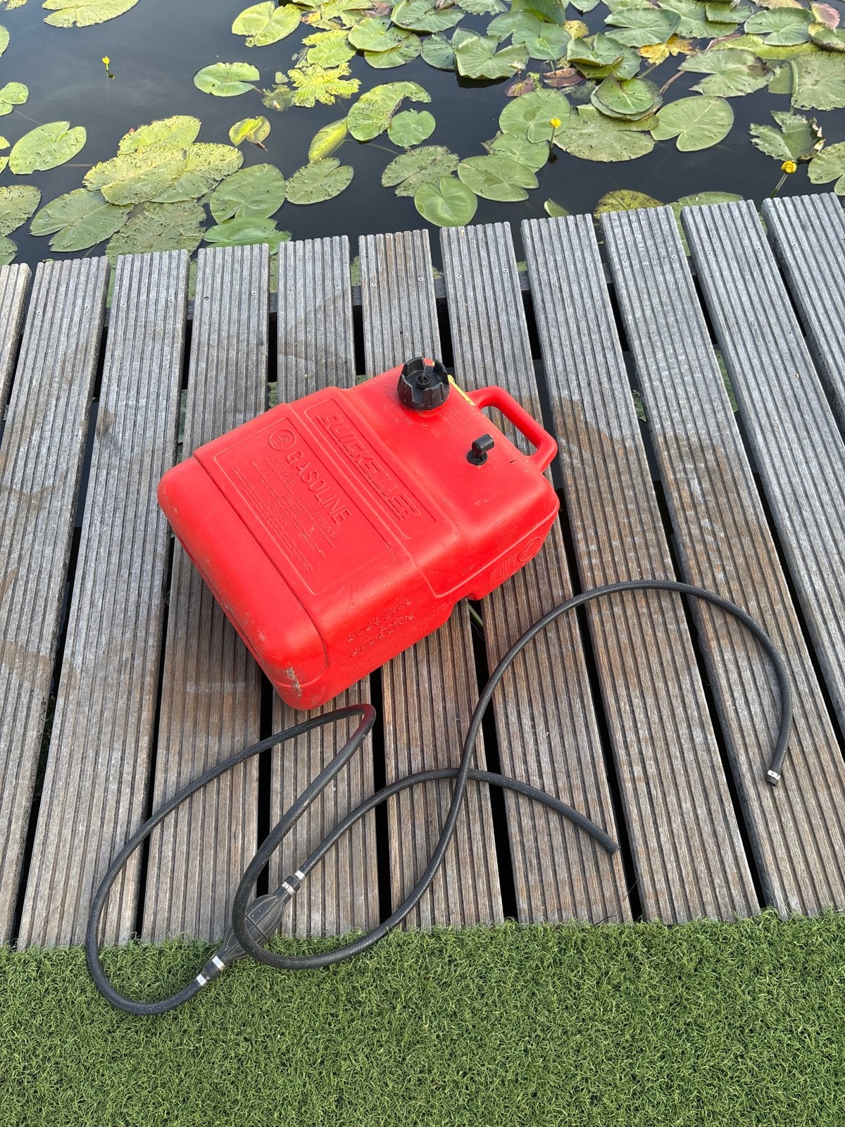Quicksilver Benzinetank voor boot - 25 liter, Watersport en Boten, Ophalen of Verzenden, Gebruikt, Motor en Techniek