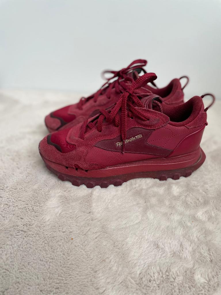 Reebok 38,5, Ophalen of Verzenden, Gedragen, Rood, Sneakers of Gympen