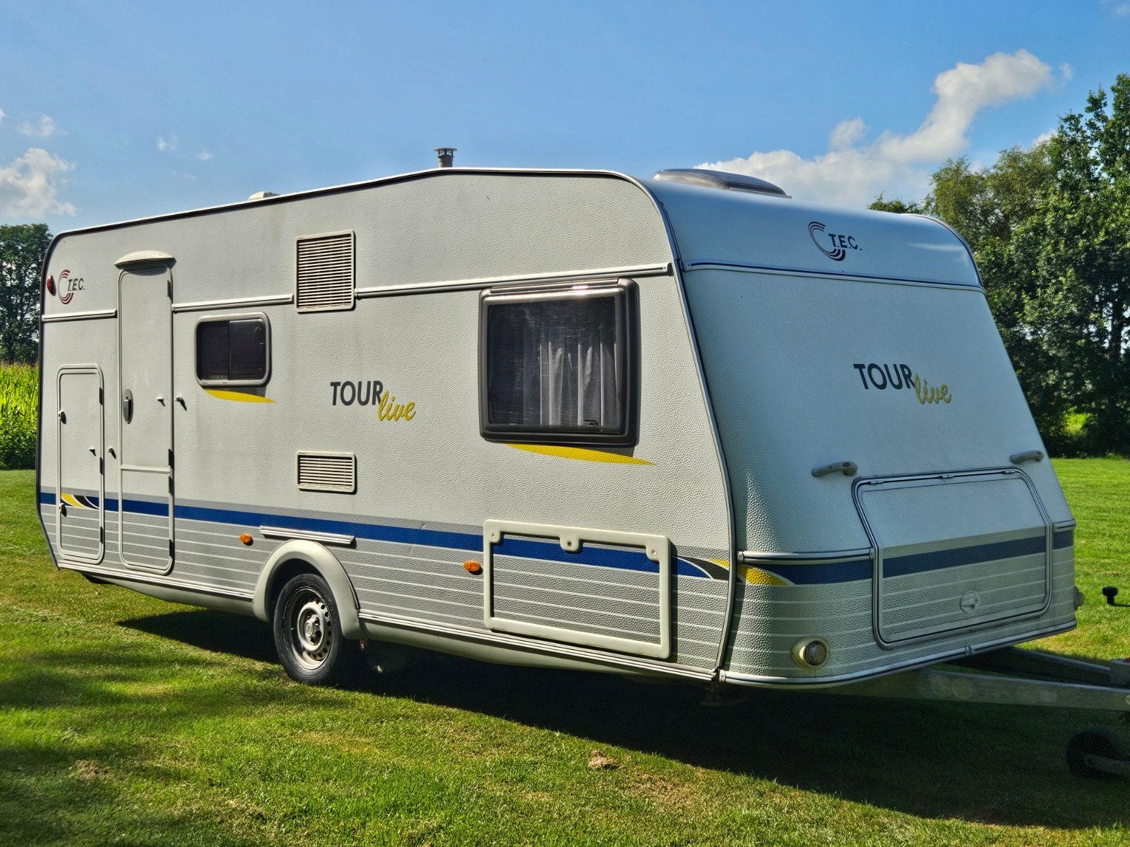 TEC Tour Live 520 GK (2007) - stapelbed / mover / voortent, Caravans en Kamperen, T.E.C., Treinzit, Particulier, Dwarsbed