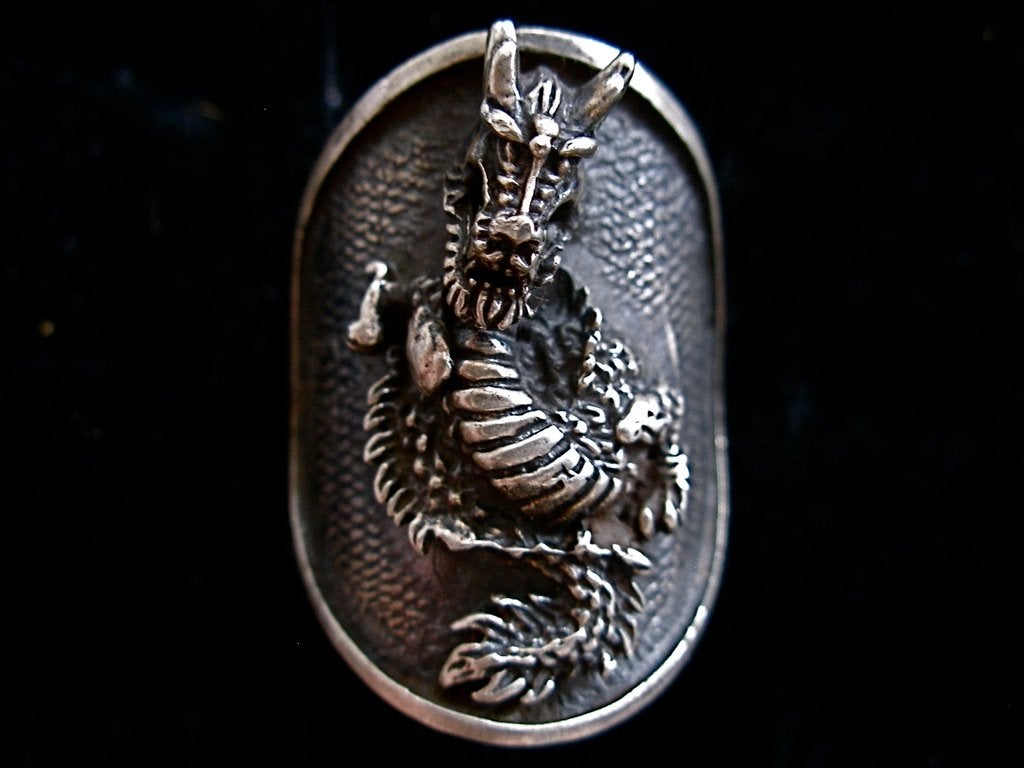 Zilveren 925 zilver grote ring met prachtige draak mt. 23.25, Sieraden, Tassen en Uiterlijk, Ringen, 20 of groter, Verzenden, Nieuw
