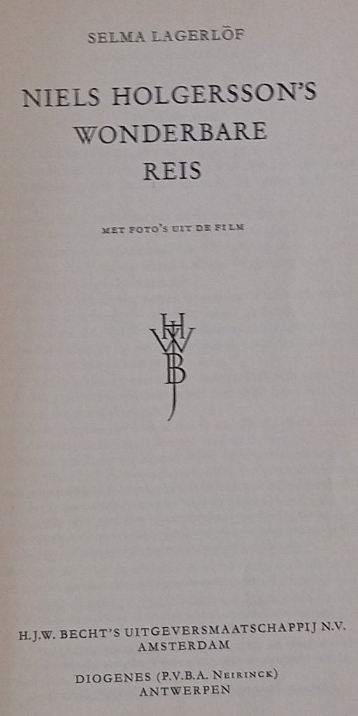 Te Koop: Niels Holgerssons wonderbare reis. , Ophalen of Verzenden, Zo goed als nieuw, Fictie algemeen