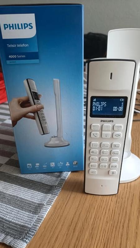 Philips draadloze huis telefoon wit, Ophalen, Zo goed als nieuw, 1 handset