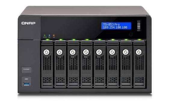 Te Koop :  QNAP NAS  TS-853Pro Desktop uitvoering., Computers en Software, NAS, Zo goed als nieuw, Ophalen of Verzenden