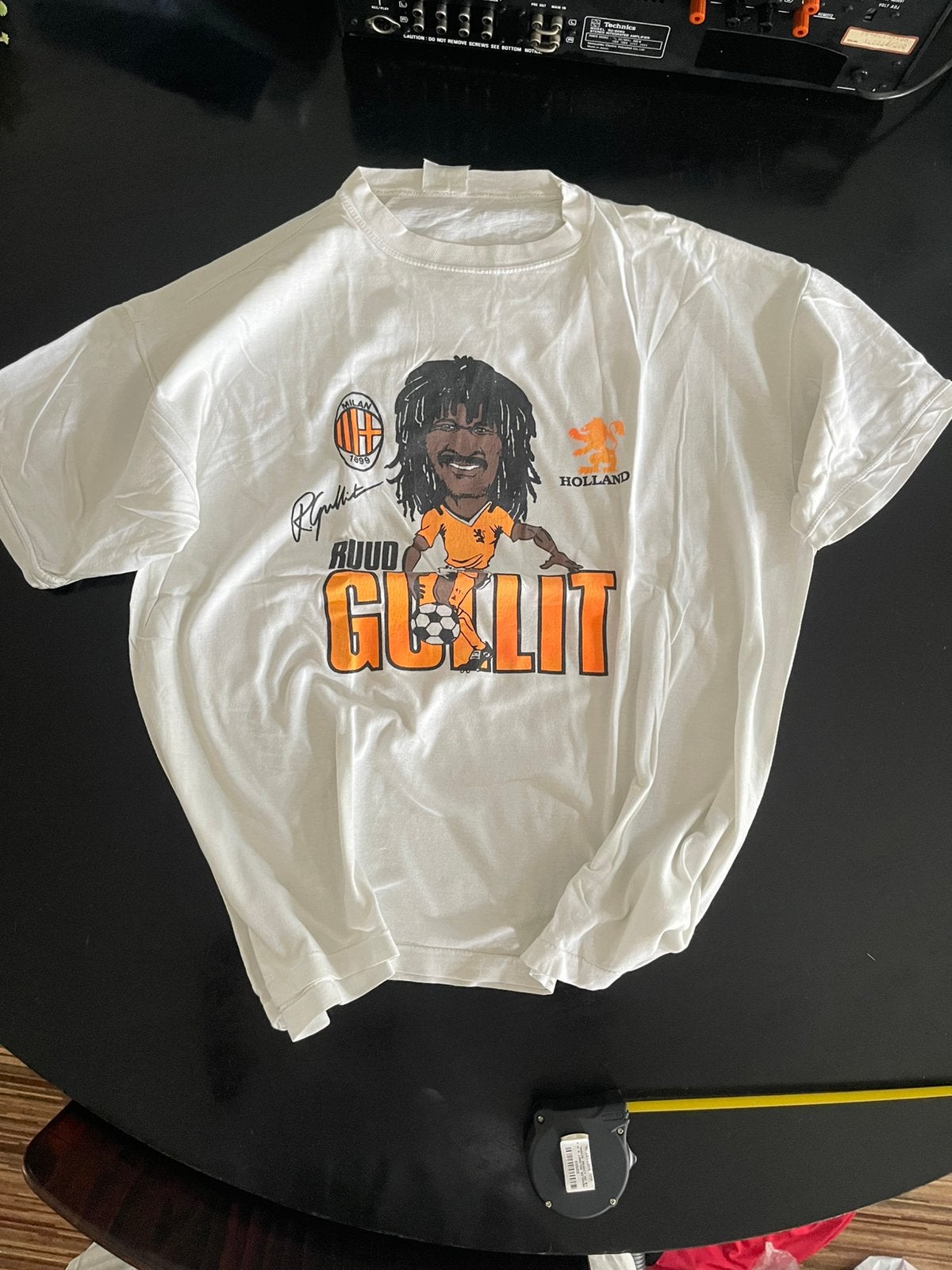 Zeldzaam vintage Ruud Gullit WK shirt oranje Milan, Ophalen of Verzenden, Zo goed als nieuw