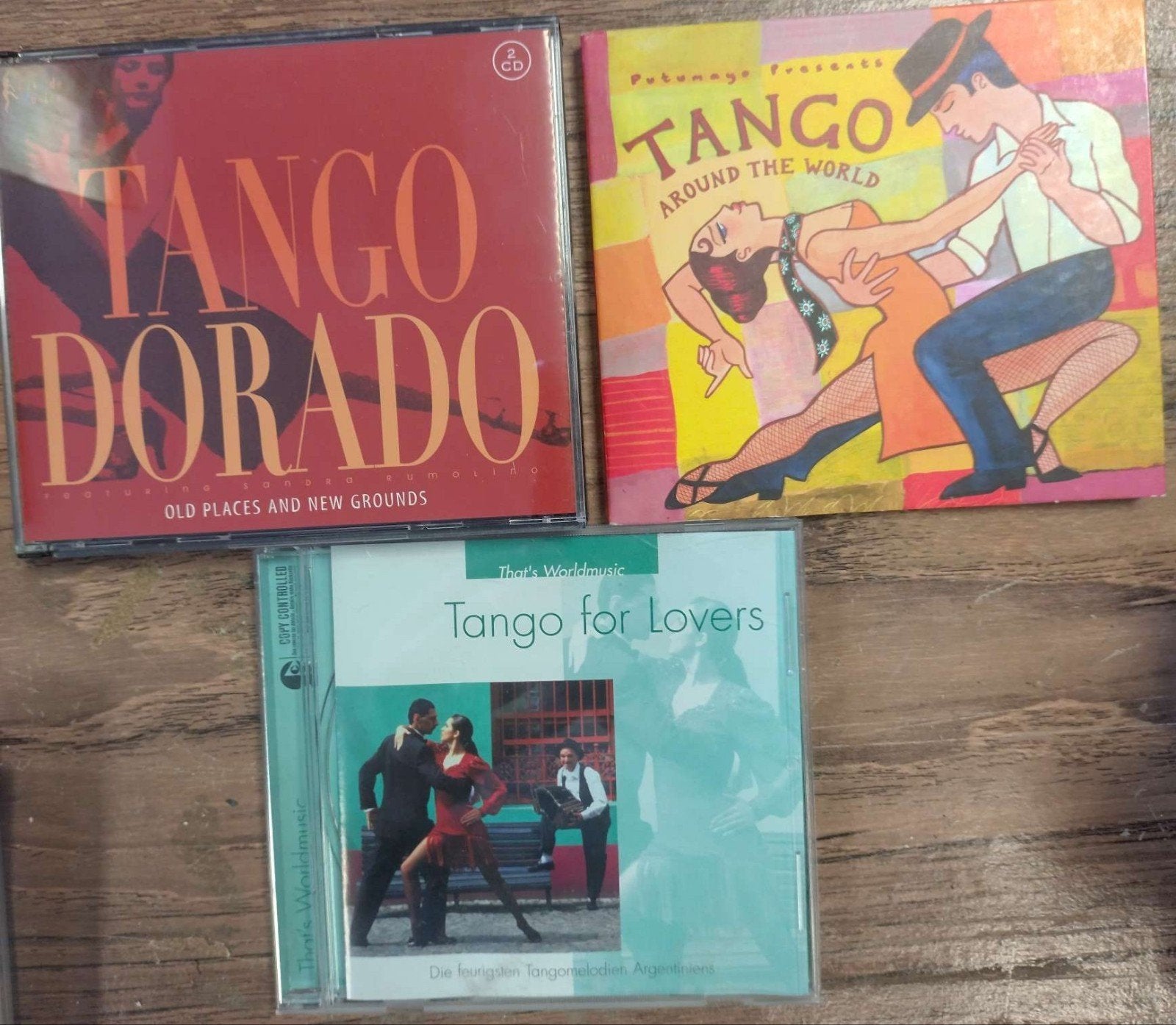 Tango CD Collectie: Dorado, for Lovers, around the world, Ophalen of Verzenden, Gebruikt, Album, Inclusief doosje