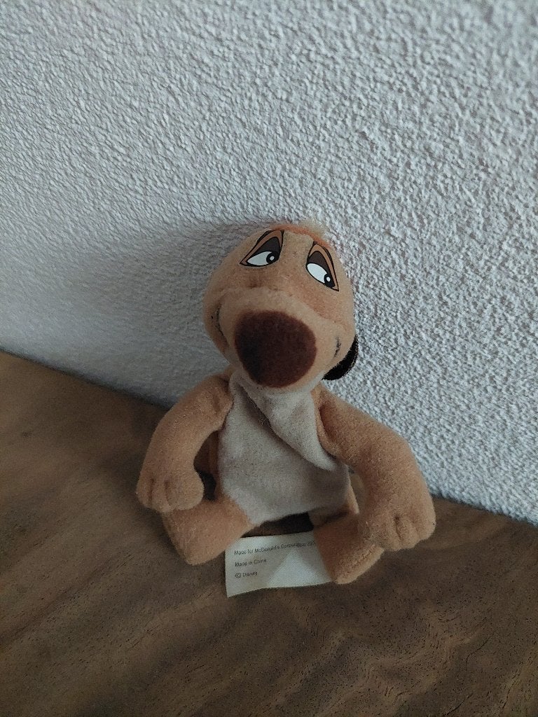 Vintage McDonalds Happy Meal: Disney Leeuwenkoning Timon, Verzamelen, Disney, Gebruikt, Beeldje of Figuurtje, Overige figuren