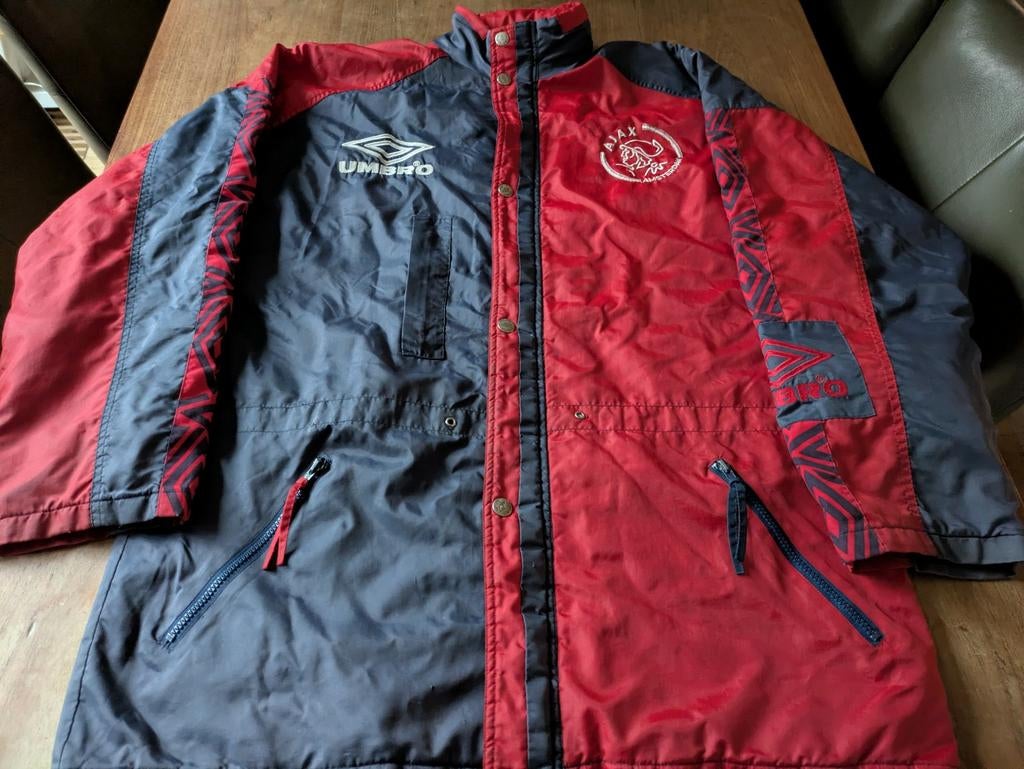 Voetbalshirt Ajax vintage Jas Trainingsjas Jack 1994, Sport en Fitness, Voetbal, Zo goed als nieuw, Shirt, Maat XL, Ophalen of Verzenden