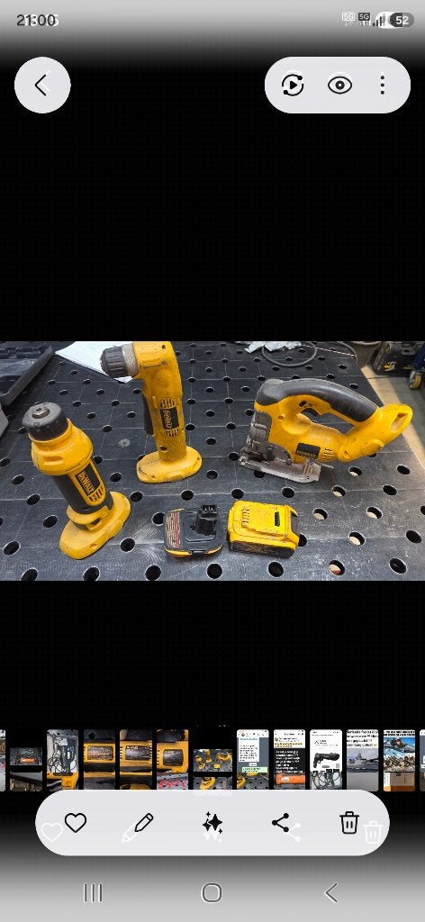 Dewalt decoupeerzaag haakse boormachine stiftslijper, Doe-het-zelf en Verbouw, Ophalen, Decoupeerzaag, Dewalt, 30 tot 70 mm