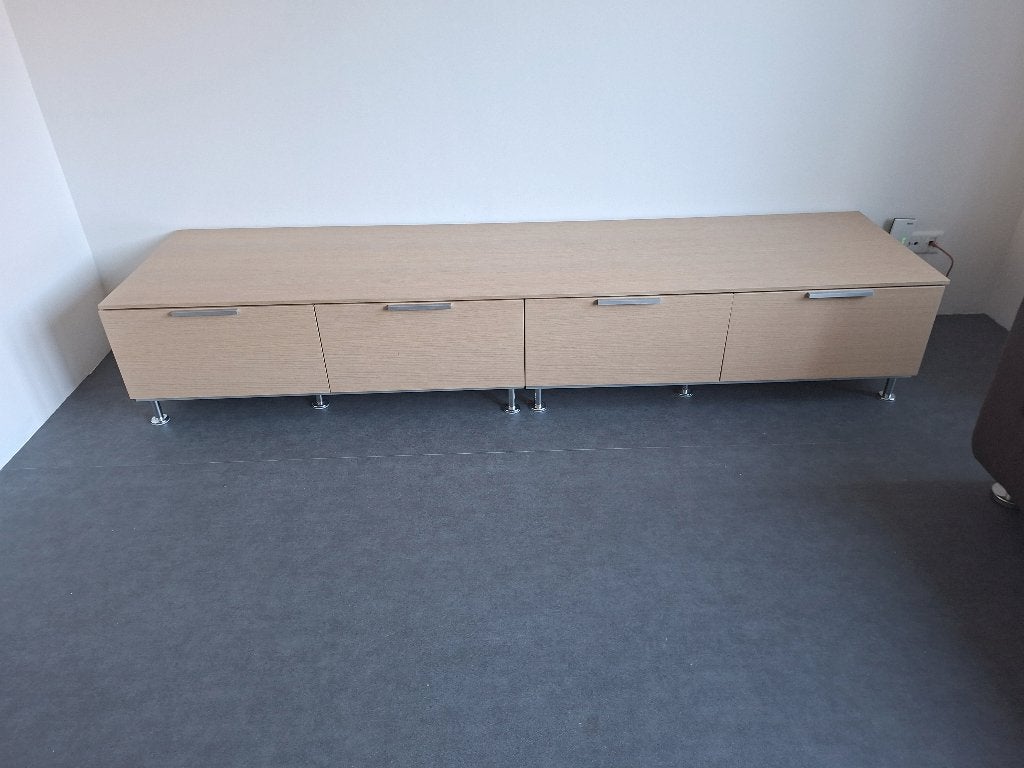 Lage ladekast / tv-meubel met 4 laden, Zo goed als nieuw, 3 of 4 laden, 200 cm of meer, Minder dan 100 cm