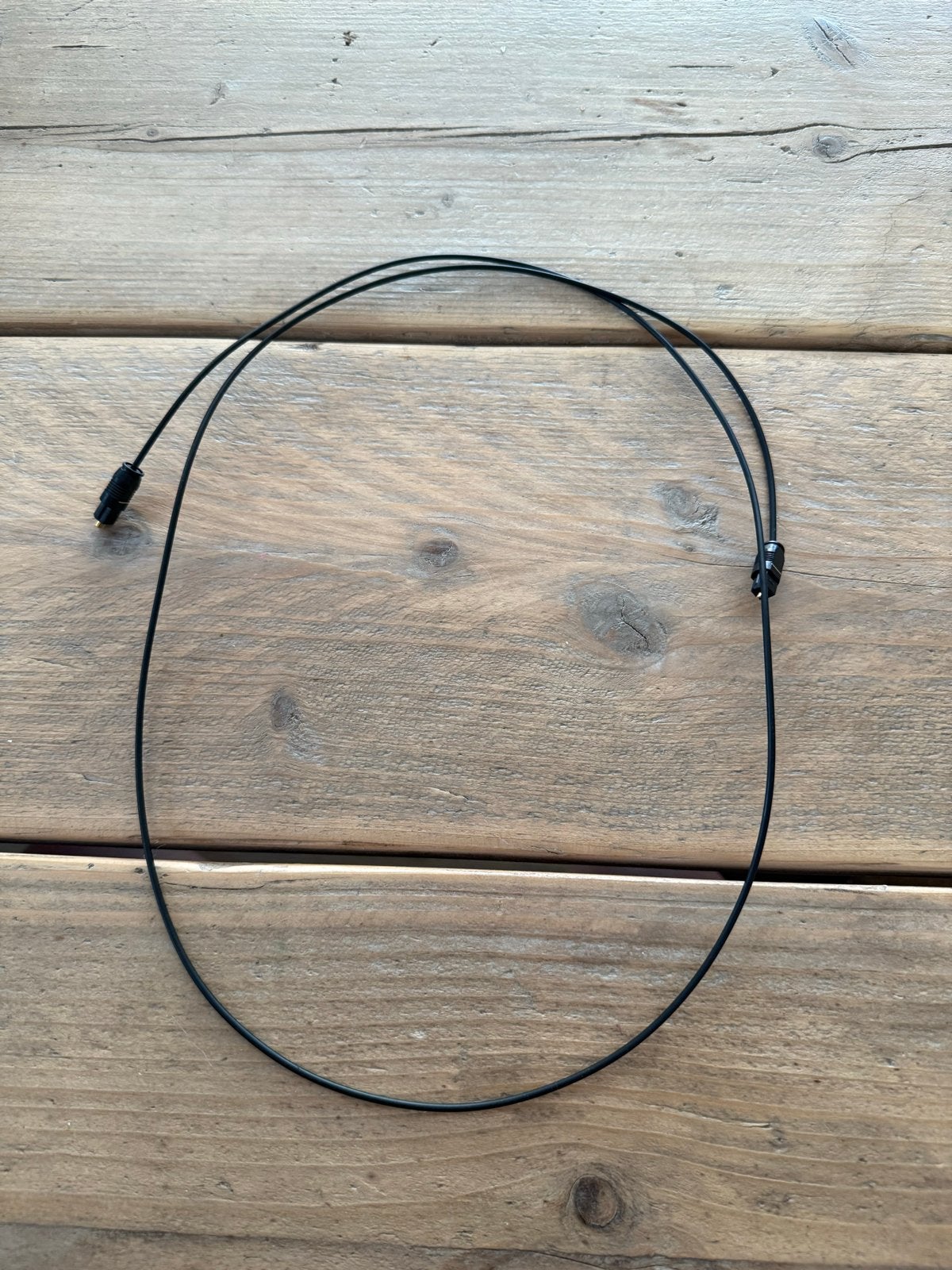 Optische kabel (Toslink) - Zwart, Audio, Tv en Foto, Audiokabels en Televisiekabels, Ophalen of Verzenden, Gebruikt, Minder dan 2 meter