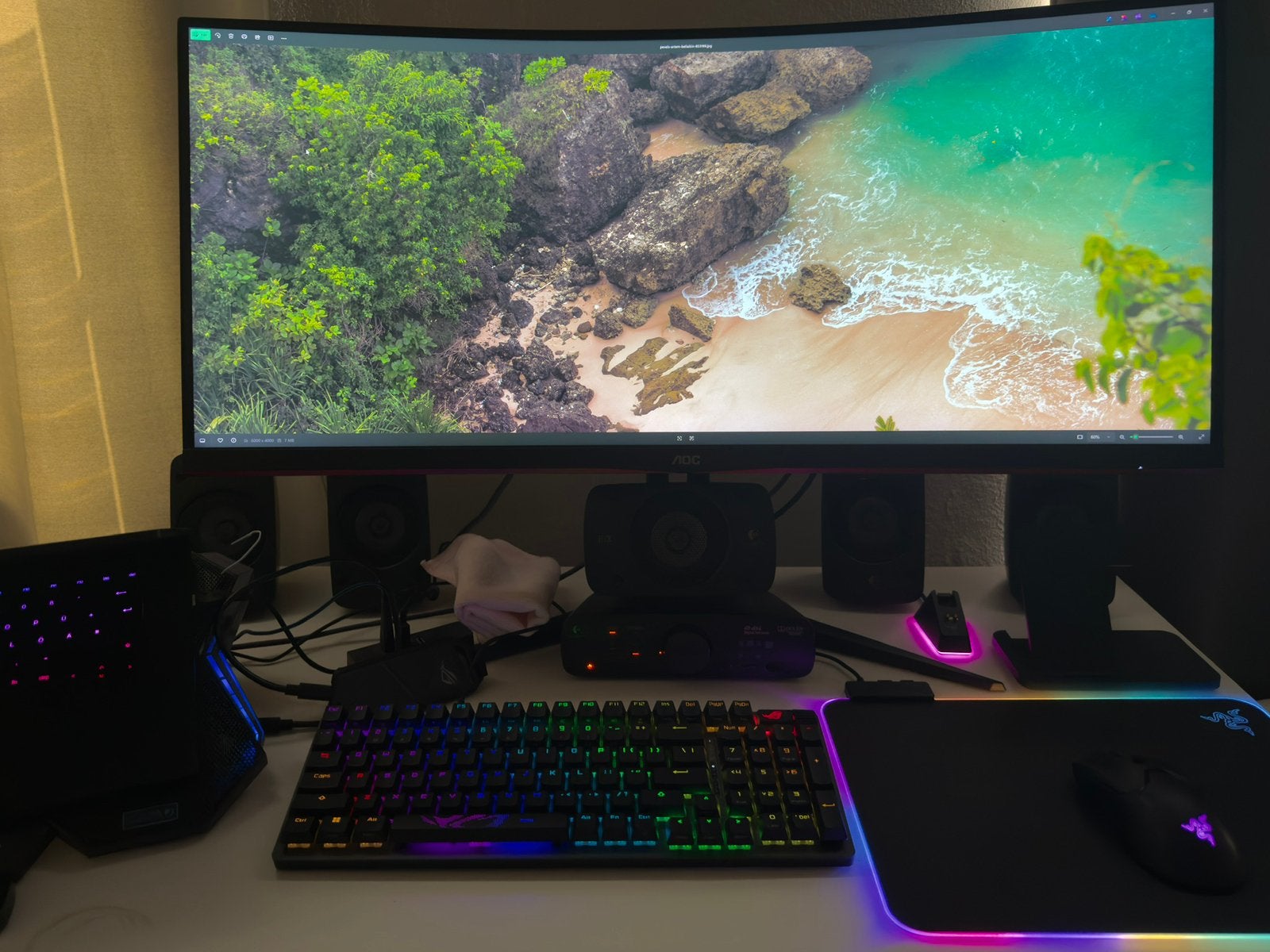 AOC cu34g2x 165hz 3440x1440 ultrawide gaming monitor, Computers en Software, Monitoren, Gaming, Ophalen of Verzenden, Zo goed als nieuw
