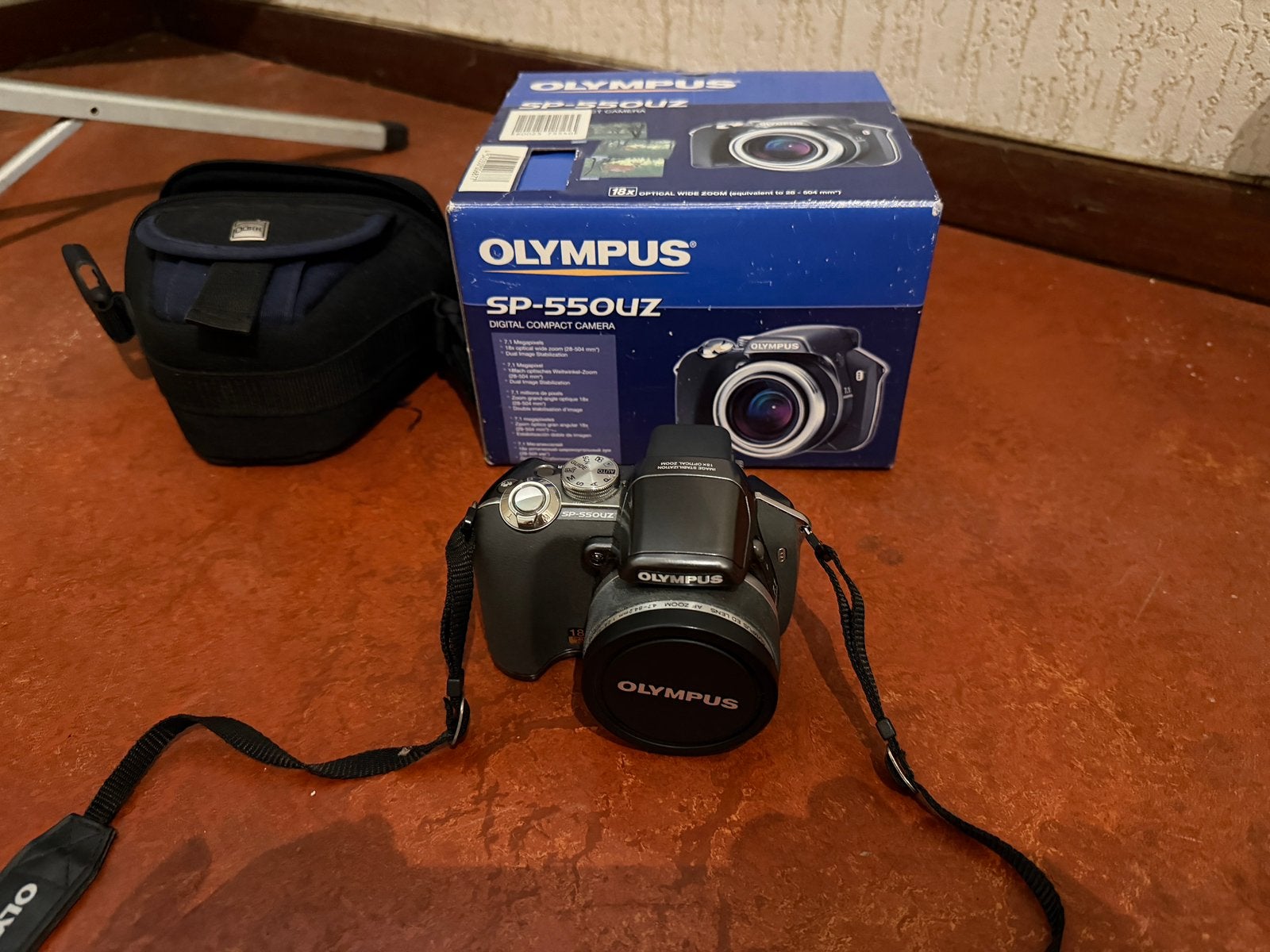 Olympus SP-550UZ digitale camera met tas, Ophalen, Olympus, 8 keer of meer