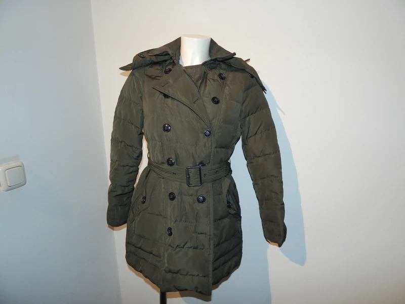 Burberry Brit heerlijke warme jas gevoerd rits knopen S, Verzenden, Burberry Brit, Maat 36 (S), Gedragen