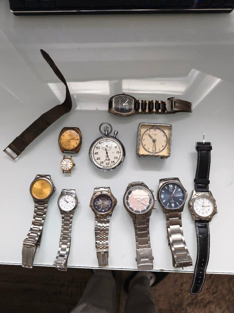 Verschillende horloges, Ophalen, Gebruikt, Overige materialen, Overige merken