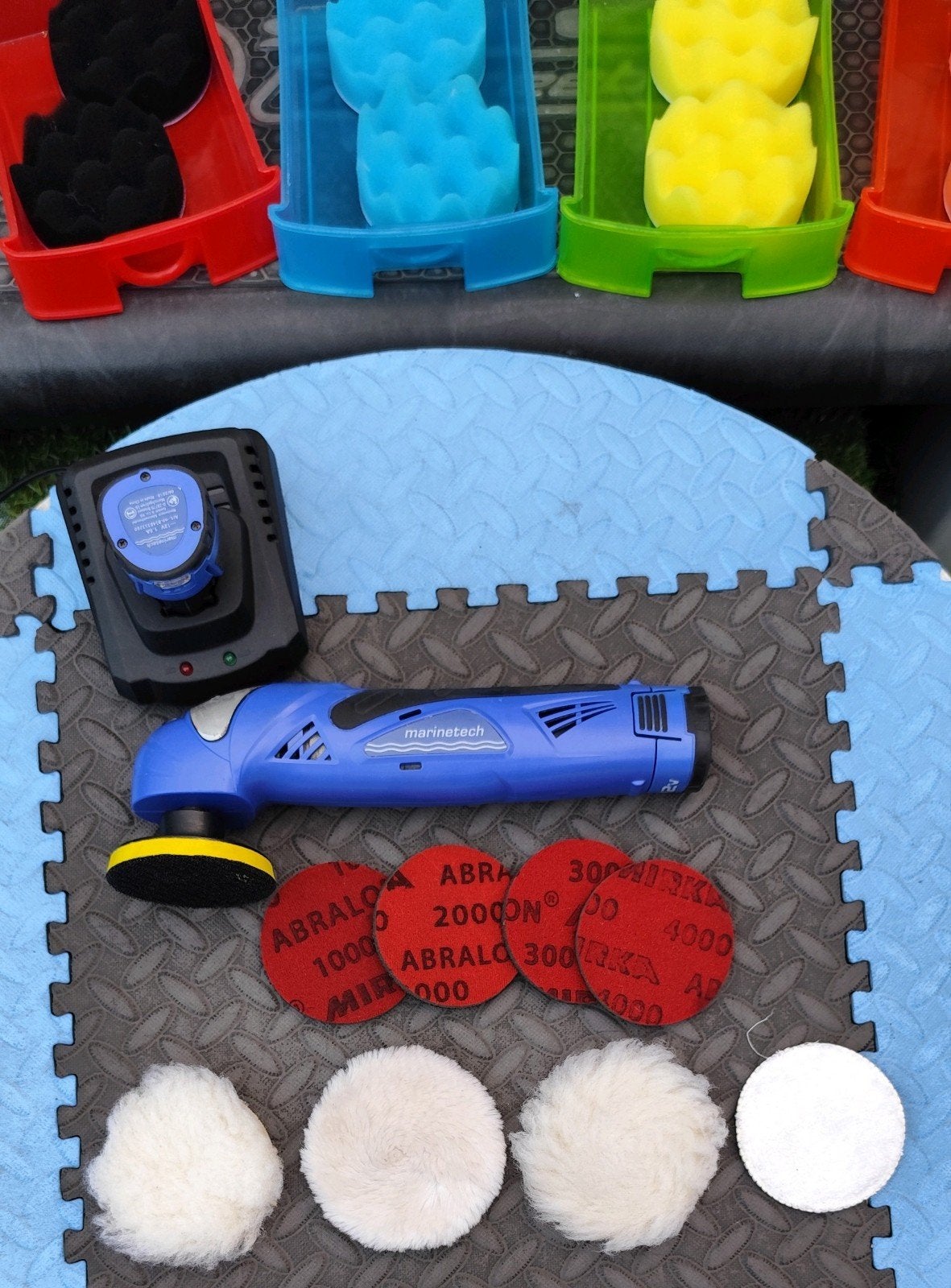 Mini Polijstmachine Inc uitgebreid professionele Polijstset!, Ophalen of Verzenden
