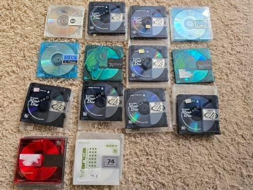 minidisc 14 stuks., Ophalen of Verzenden, Minidisc-speler