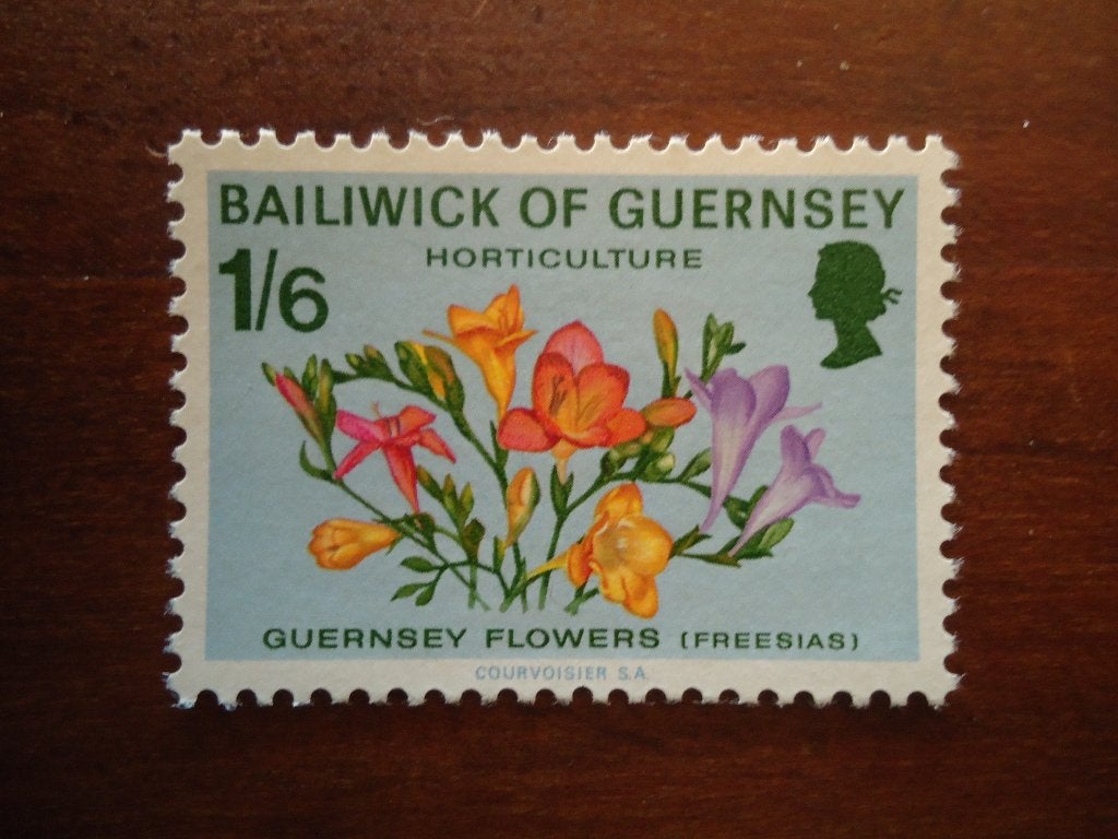 Flora bloemen Guernsey 1974, mi. 34 postfris, Ophalen of Verzenden, Postfris, Dier of Natuur