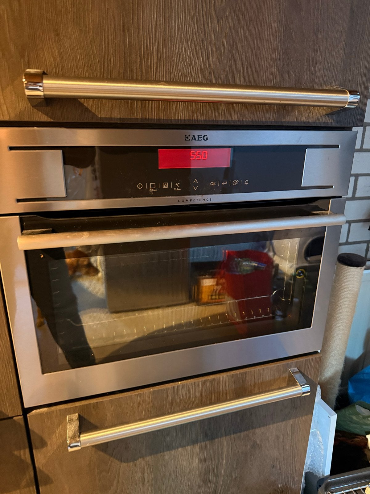 AEG Oven, Ophalen, 45 tot 50 cm, Oven, Zo goed als nieuw