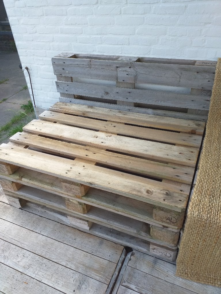 Europallets, Ophalen, Gebruikt, 25 tot 50 mm, Pallet