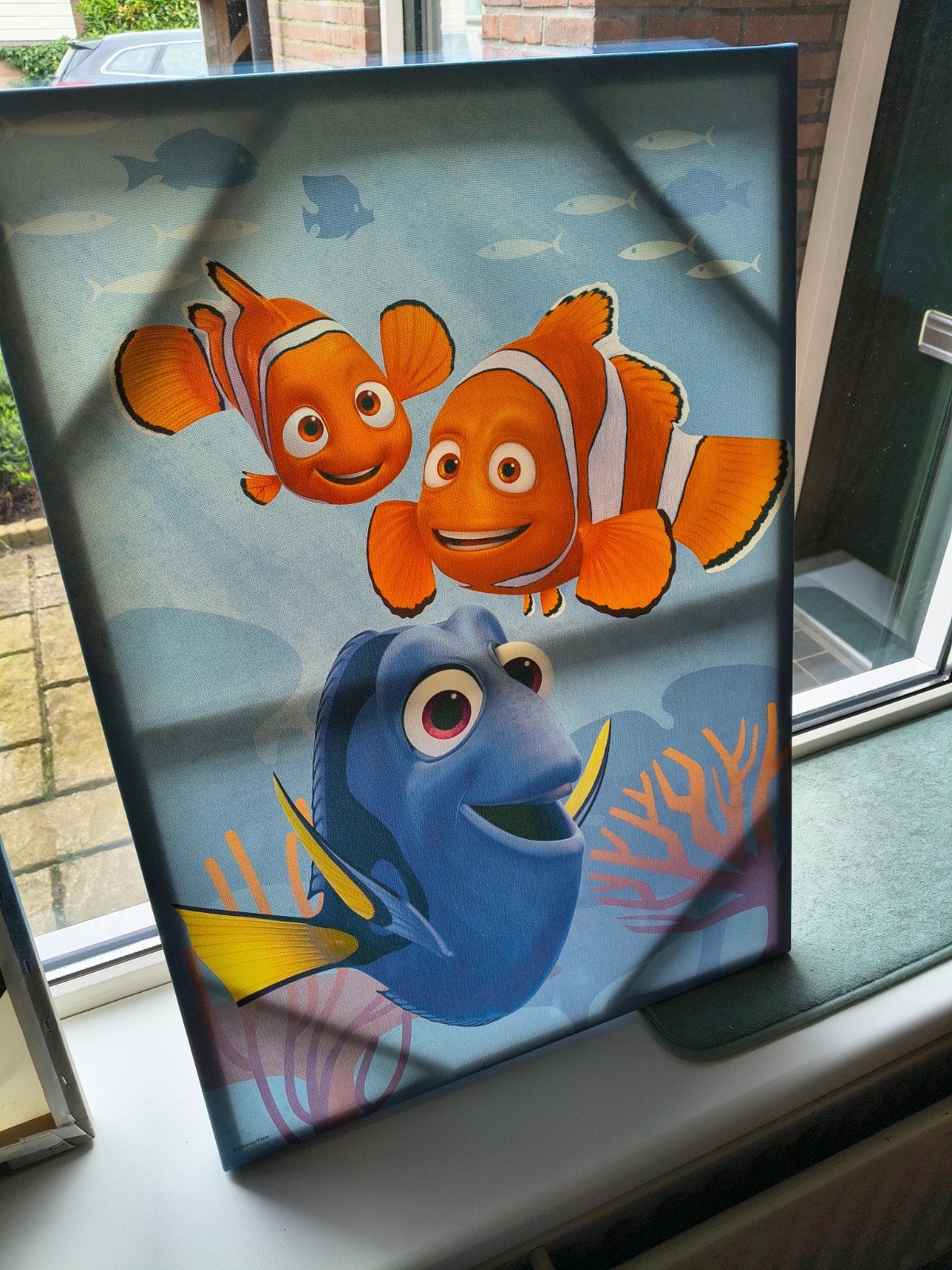 Schilderij Finding Dory - 70x50cm, Ophalen, Gebruikt, 50 tot 75 cm, Schilderij