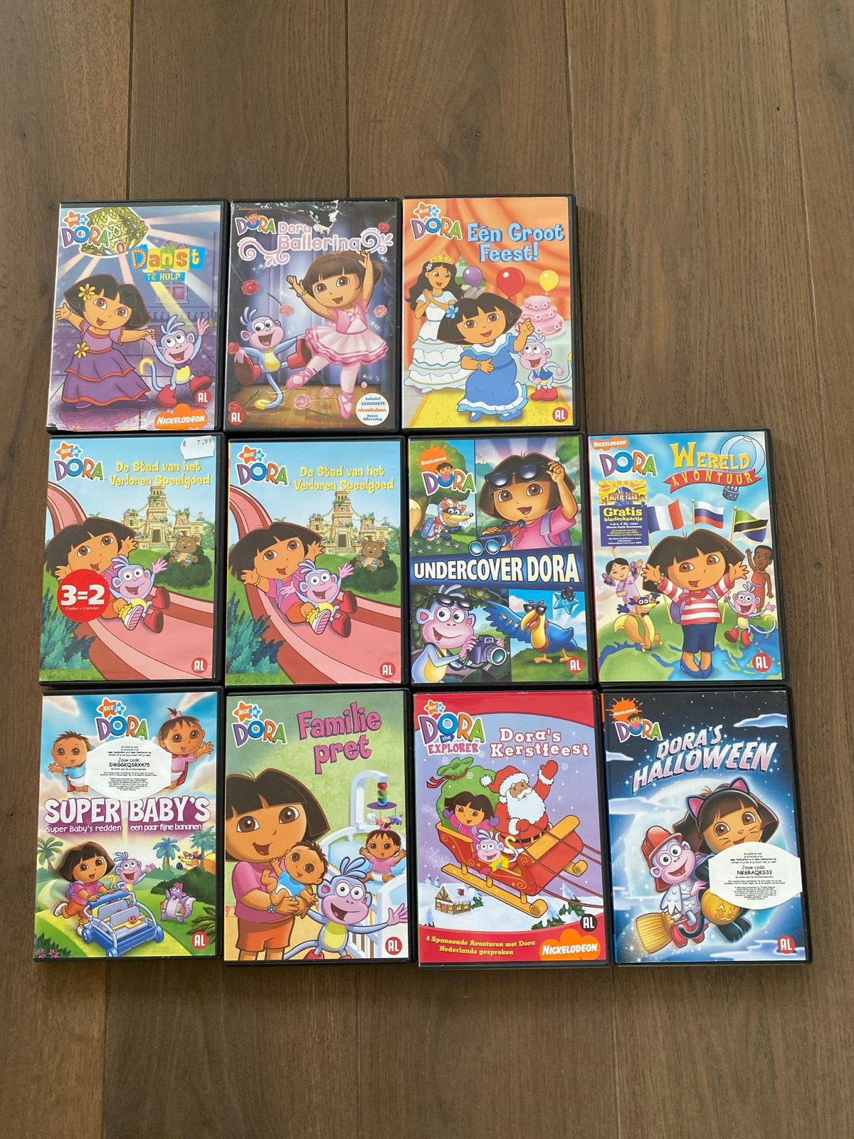 Dora the Explorer DVD Collectie - 10 Films voor Kinderen, Gebruikt, Animatie, Verzamelbox, Alle leeftijden