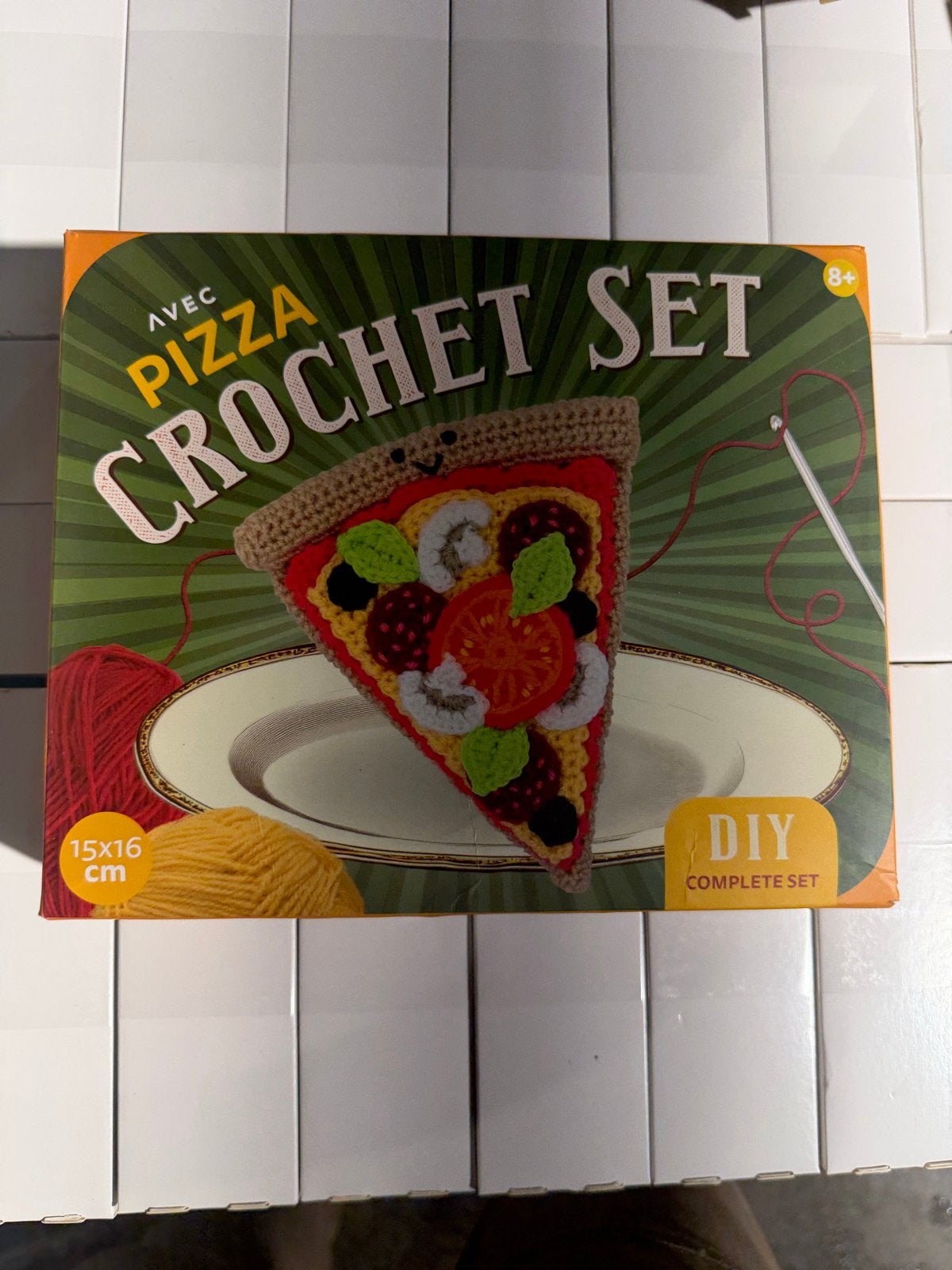 DIY Pizza Haakset - Compleet Pakket (3x op voorraad!), Hobby en Vrije tijd, Ophalen of Verzenden, Nieuw, Haken, Overige typen