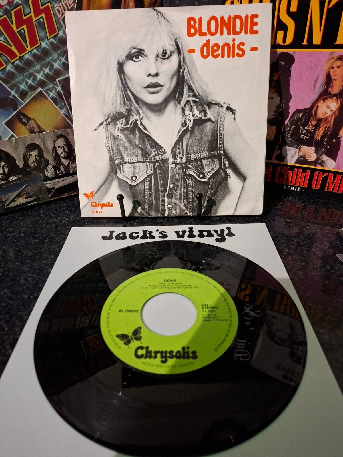 Blondie - Denis 7 inch vinyl single (Chrysalis 1978), Gebruikt, New wave, 7 inch, Ophalen of Verzenden