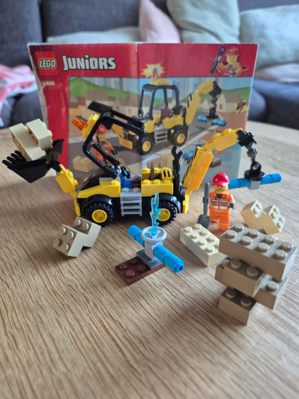Lego Juniors 10666 graafmachine, Gebruikt, Overige thema's, Lego, Ophalen of Verzenden