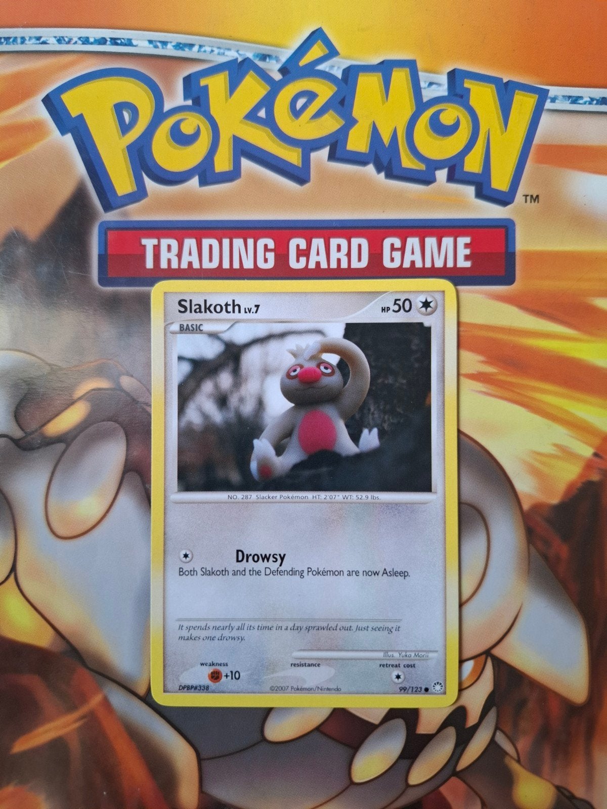 Slakoth 99/123 Diamond&Pearl Mysterious treasures pokemon, Ophalen of Verzenden, Gebruikt, Losse kaart