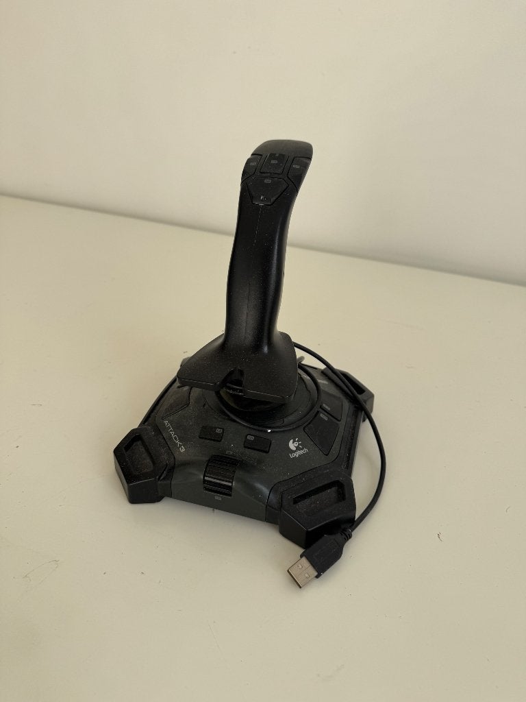 Logitech joystick, Ophalen, Gebruikt, Logitech