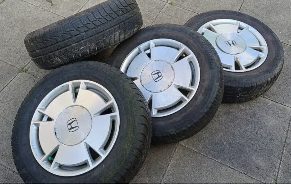 Honda Civic Hybrid 15 inch lichtmetalen velgen (+ banden), Ophalen