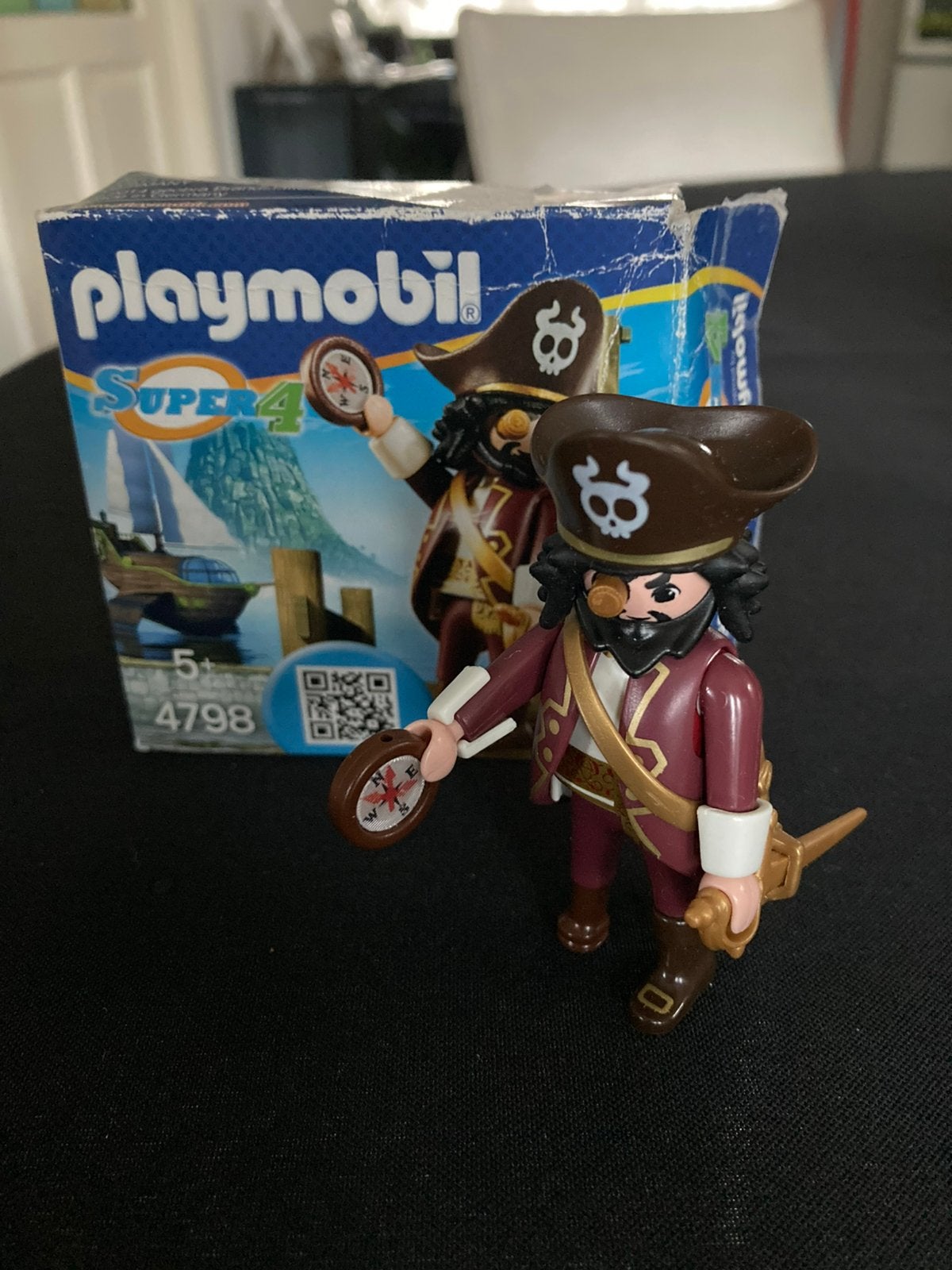 Playmobil haaibaard 4798 + ovv, Ophalen of Verzenden, Zo goed als nieuw