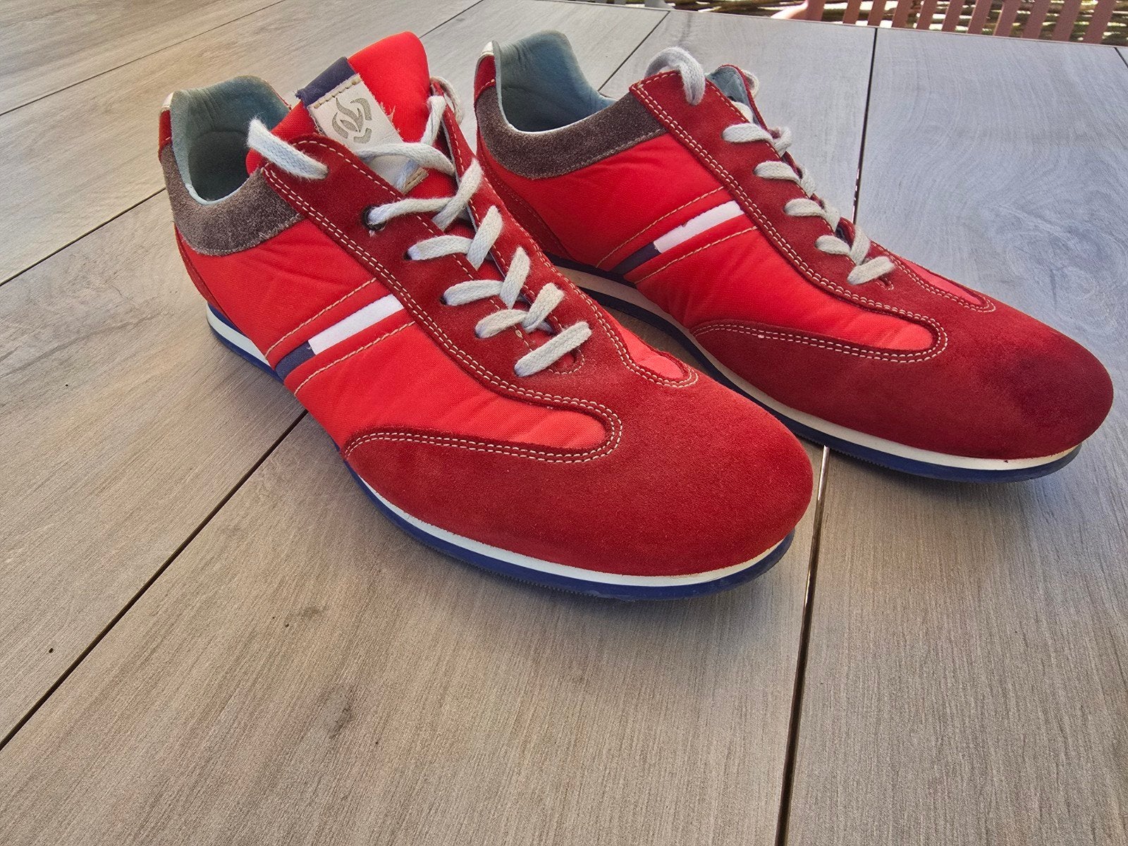 Floris Van Bommel sneakers rood maat 42.5 (UK 8.5), Overige kleuren, Ophalen of Verzenden, Floris Van Bommel, Sneakers of Gympen