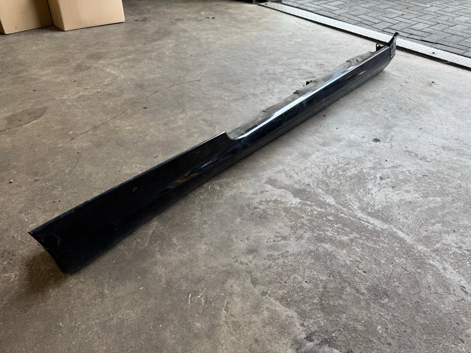Side skirt Opel Corsa D OPC Rechts Zwart, Ophalen