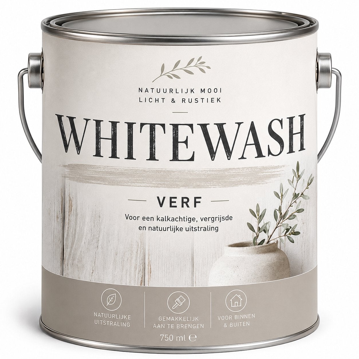 2,5L Wahiewash Colorwash - Weer- en Krasvaste Verf, Overige kleuren, Nieuw, Ophalen of Verzenden, Verf