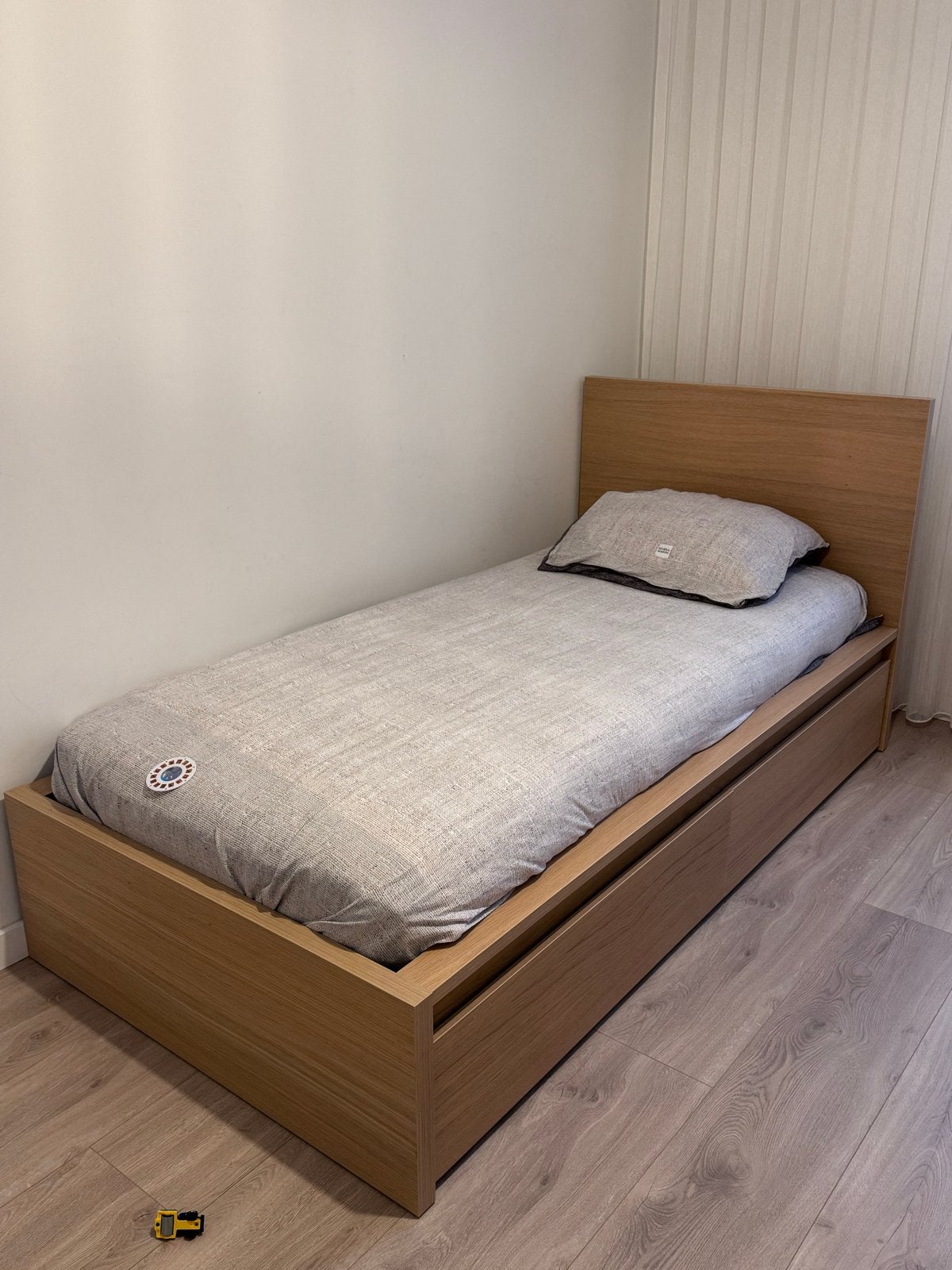 Ikea MALM eenpersoonsbed 90x200 met lades, Ophalen, Gebruikt, 90 cm, Eenpersoons