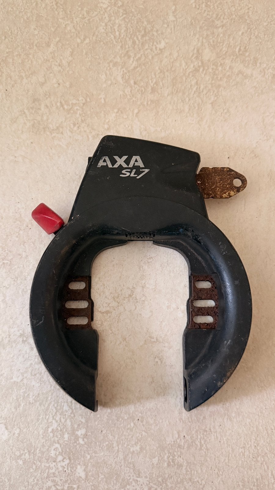 AXA SL7 ringslot - 1 sleutel, Ophalen of Verzenden, Gebruikt, Ringslot