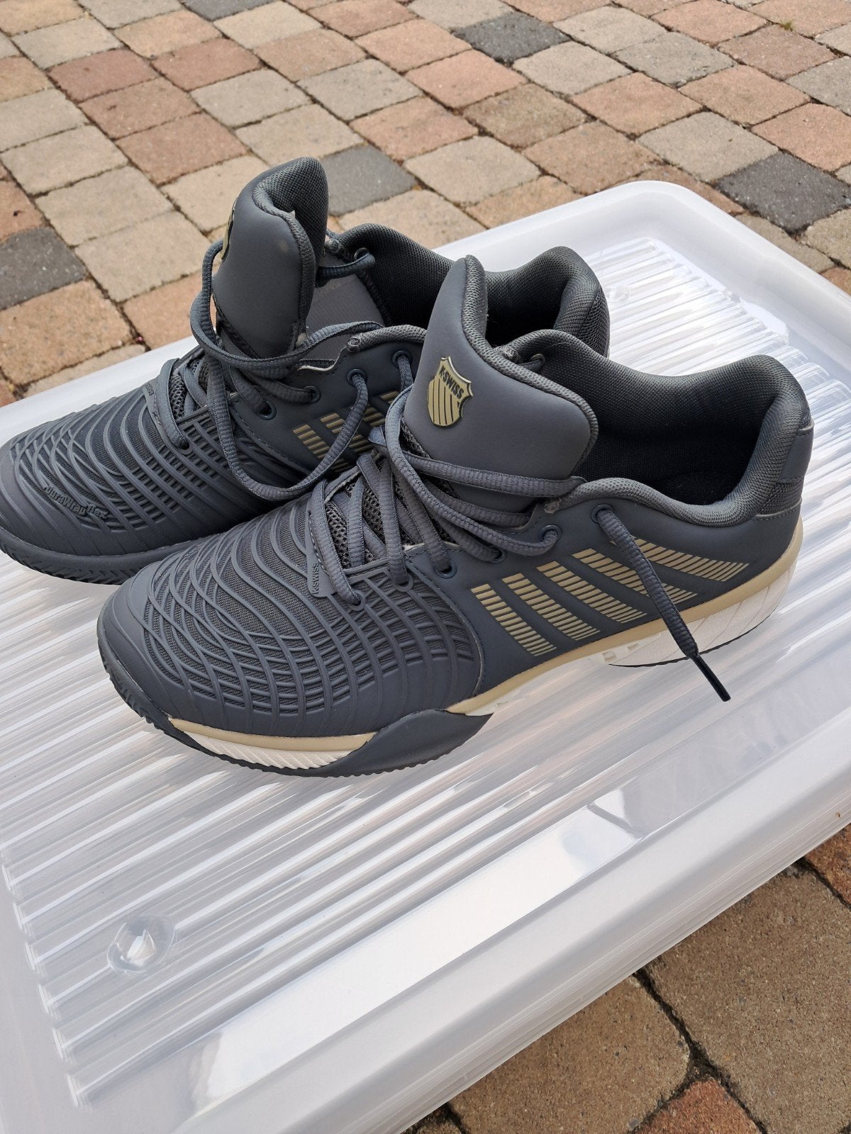 K-Swiss Sportschoenen Maat 42 - Grijs, Kleding | Heren, Schoenen, Overige kleuren, K-Swiss, Ophalen of Verzenden, Sneakers of Gympen