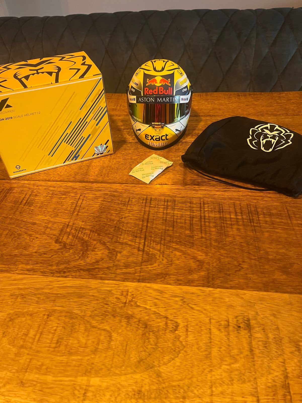 Max Verstappen Helm 1:2 Oostenrijk 2019, Ophalen of Verzenden, Zo goed als nieuw, Formule 1