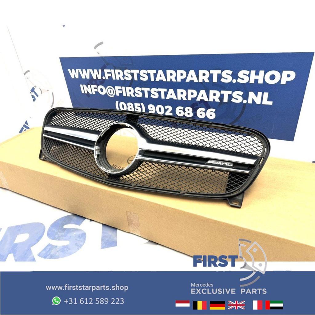 Originele complete GLA45 AMG GRIL + LOGO  Voor Mercedes GLA, Auto-onderdelen, Gebruikt, -, Ophalen of Verzenden, -