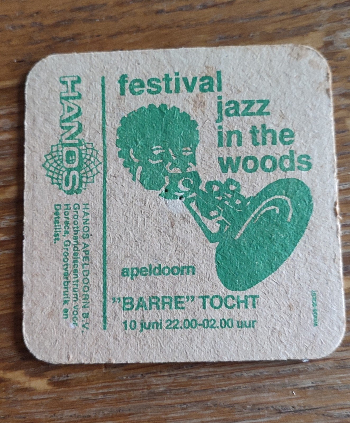 Oud viltje Festival Jazz in the Woods Apeldoorn, Ophalen of Verzenden, Gebruikt