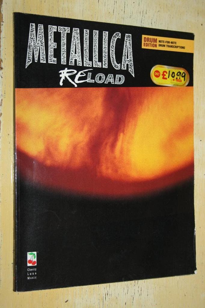 Metallica RELoad Drum edition Anton Corbijn bladmuziek, Ophalen of Verzenden, Gelezen, Artiest