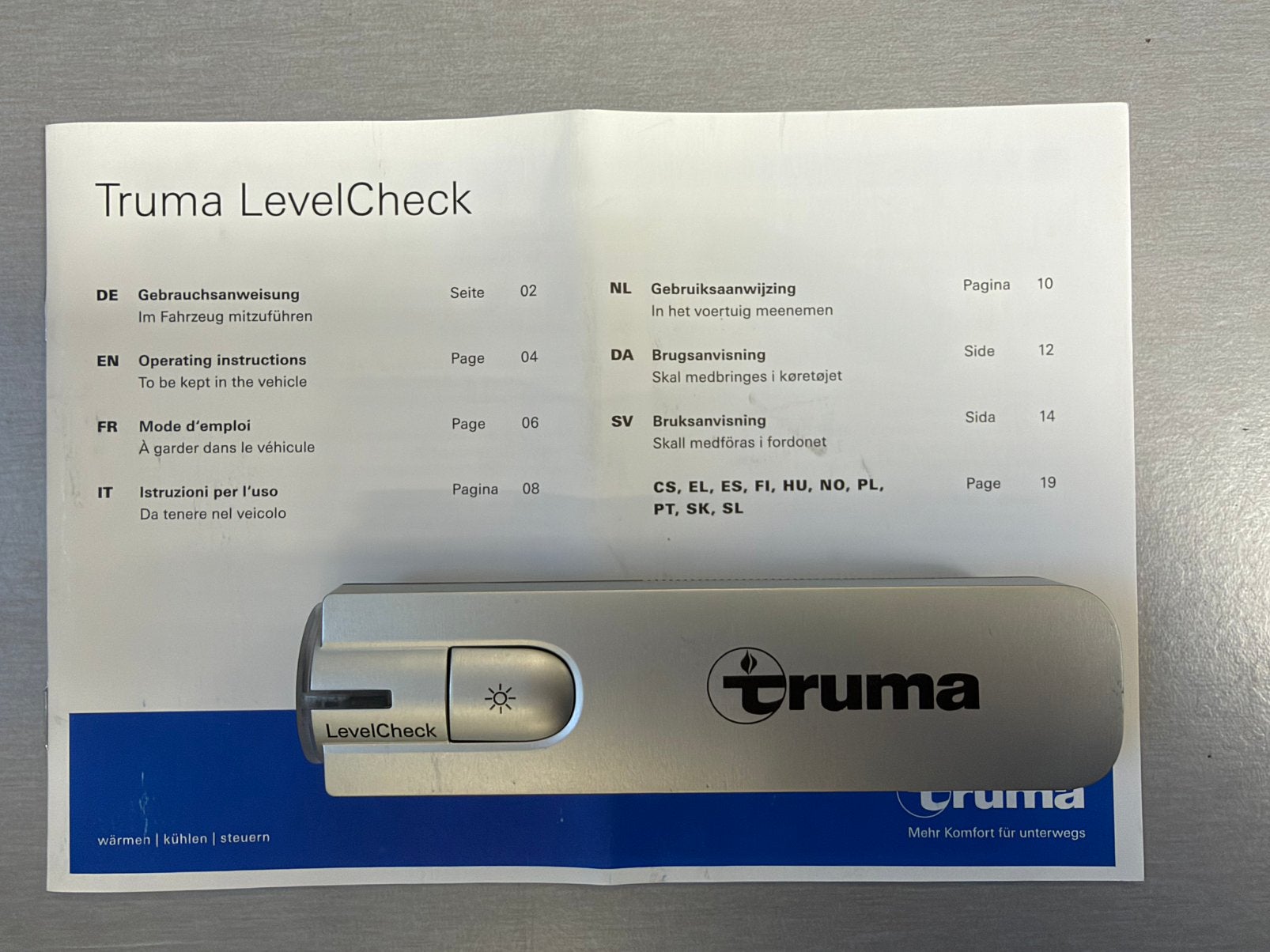 Truma levelcheck gasflesmeter, Ophalen of Verzenden, Zo goed als nieuw